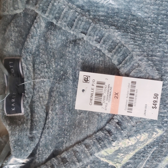 Karen Scott Chenille Pull Over - Picture 2 of 10